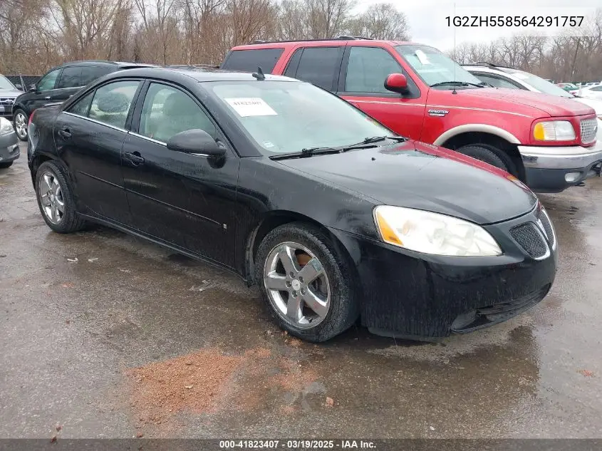 2006 Pontiac G6 Gt VIN: 1G2ZH558564291757 Lot: 41823407