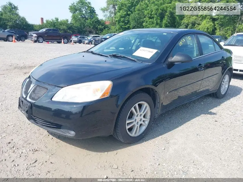 2006 Pontiac G6 VIN: 1G2ZG558564244554 Lot: 42527560