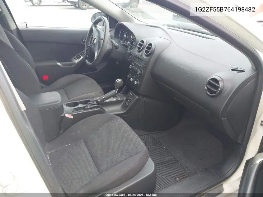 2006 Pontiac G6 VIN: 1G2ZF55B764198482 Lot: 42572303