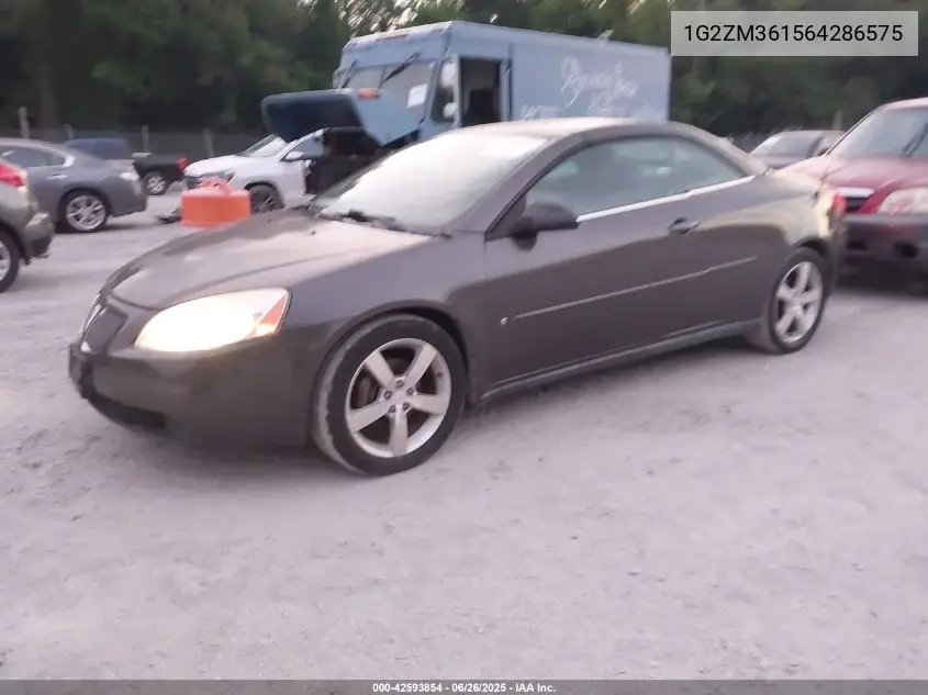 2006 Pontiac G6 Gtp VIN: 1G2ZM361564286575 Lot: 42593854