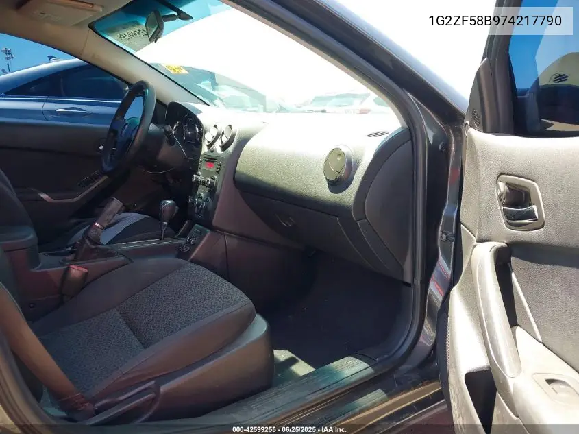 2007 Pontiac G6 Value Leader VIN: 1G2ZF58B974217790 Lot: 42599255