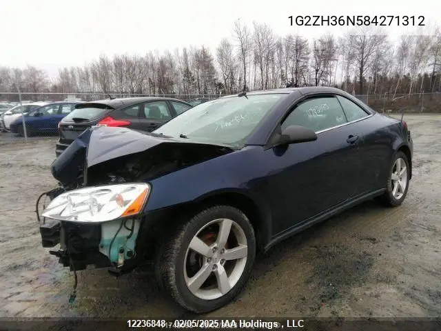 2008 Pontiac G6 VIN: 1G2ZH36N584271312 Lot: 12236848
