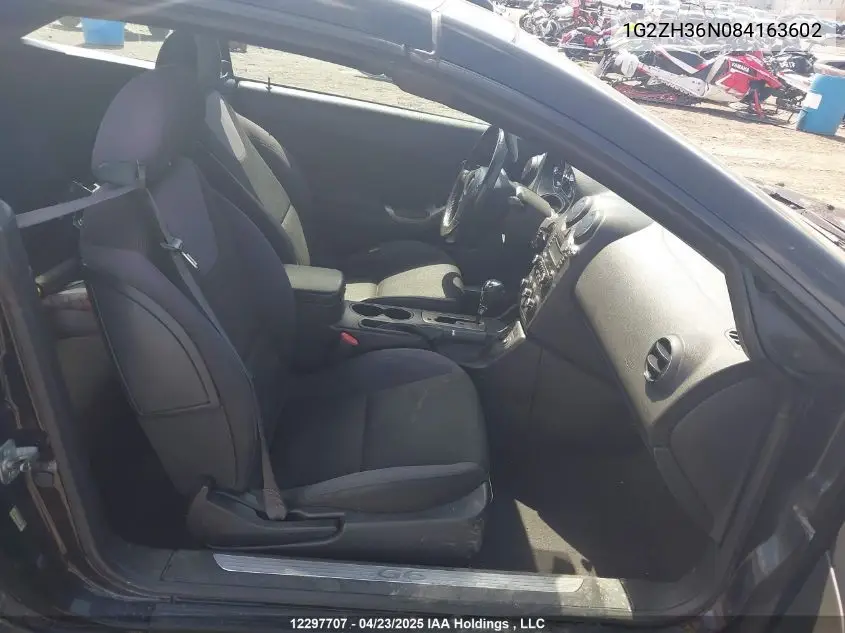 2008 Pontiac G6 Gt VIN: 1G2ZH36N084163602 Lot: 12297707