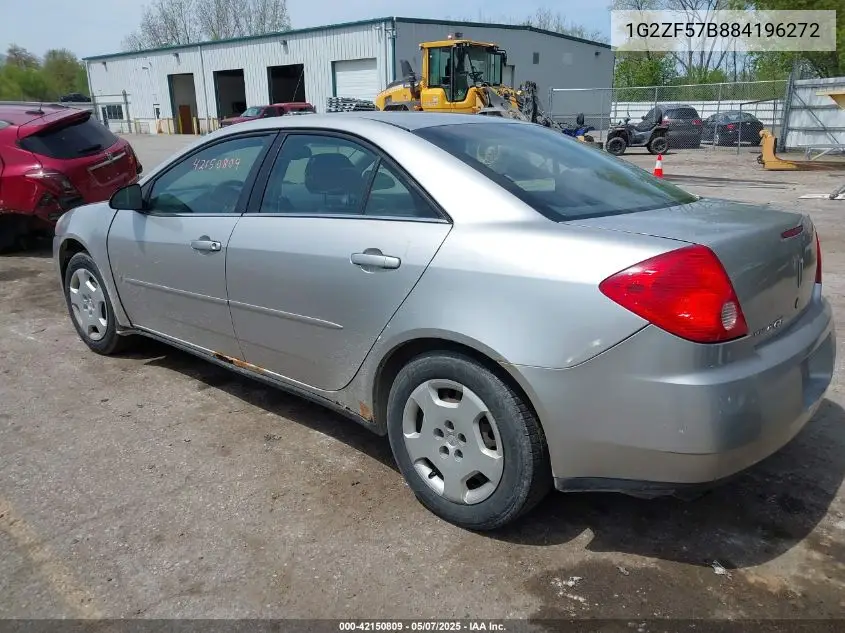 2008 Pontiac G6 Value Leader VIN: 1G2ZF57B884196272 Lot: 42150809