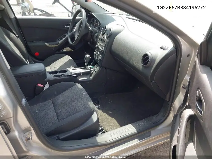 2008 Pontiac G6 Value Leader VIN: 1G2ZF57B884196272 Lot: 42150809