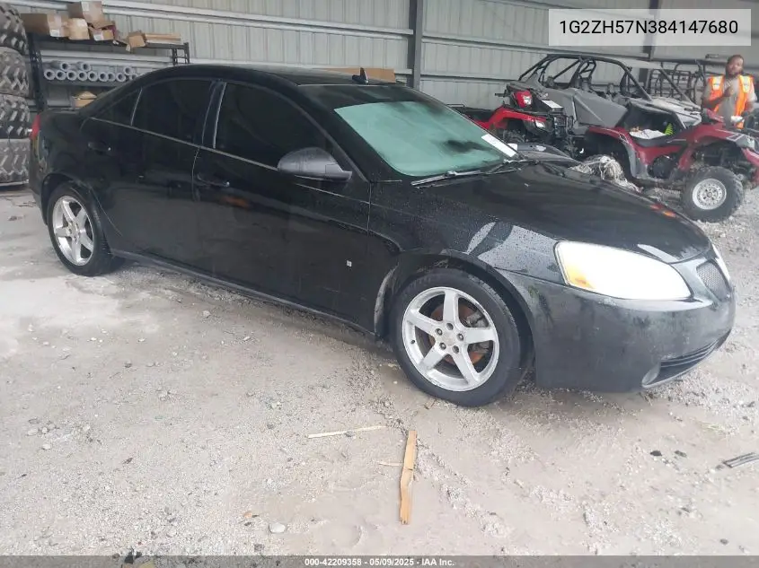 2008 Pontiac G6 Gt VIN: 1G2ZH57N384147680 Lot: 42209358