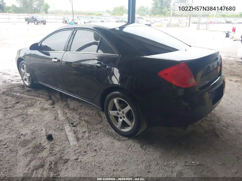 2008 Pontiac G6 Gt VIN: 1G2ZH57N384147680 Lot: 42209358
