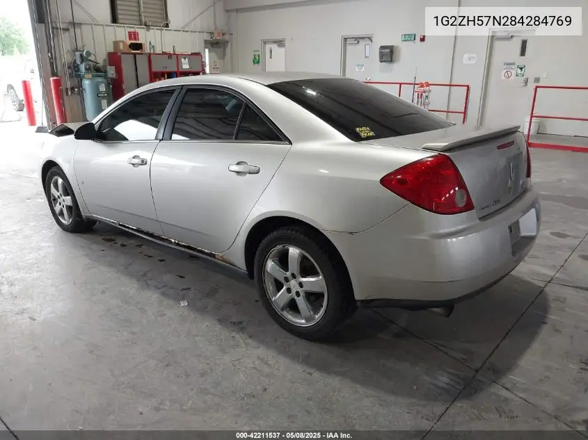 2008 Pontiac G6 Gt VIN: 1G2ZH57N284284769 Lot: 42211537
