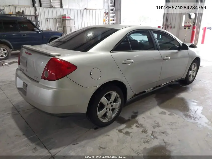 2008 Pontiac G6 Gt VIN: 1G2ZH57N284284769 Lot: 42211537