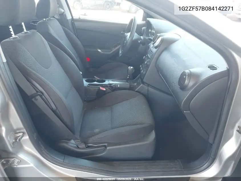 2008 Pontiac G6 Value Leader VIN: 1G2ZF57B084142271 Lot: 42229899