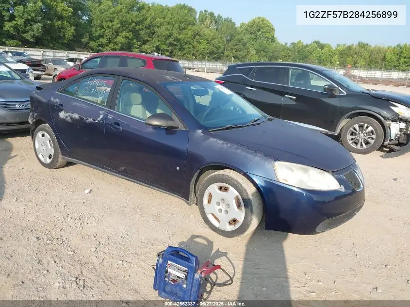 2008 Pontiac G6 Value Leader VIN: 1G2ZF57B284256899 Lot: 42562337