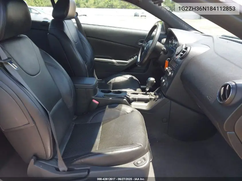 2008 Pontiac G6 Gt VIN: 1G2ZH36N184112853 Lot: 42612617