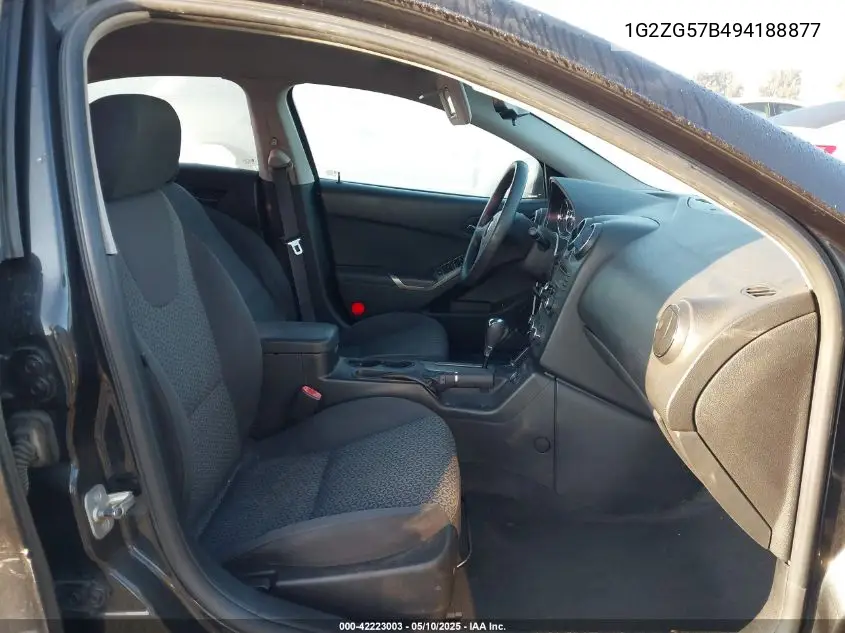2009 Pontiac G6 VIN: 1G2ZG57B494188877 Lot: 42223003