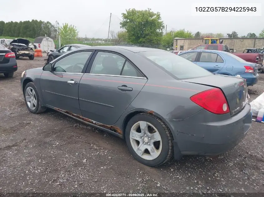 2009 Pontiac G6 VIN: 1G2ZG57B294225943 Lot: 42225771