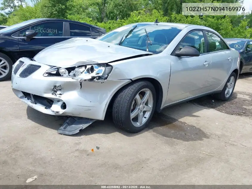 2009 Pontiac G6 Gt VIN: 1G2ZH57N094169976 Lot: 42255062