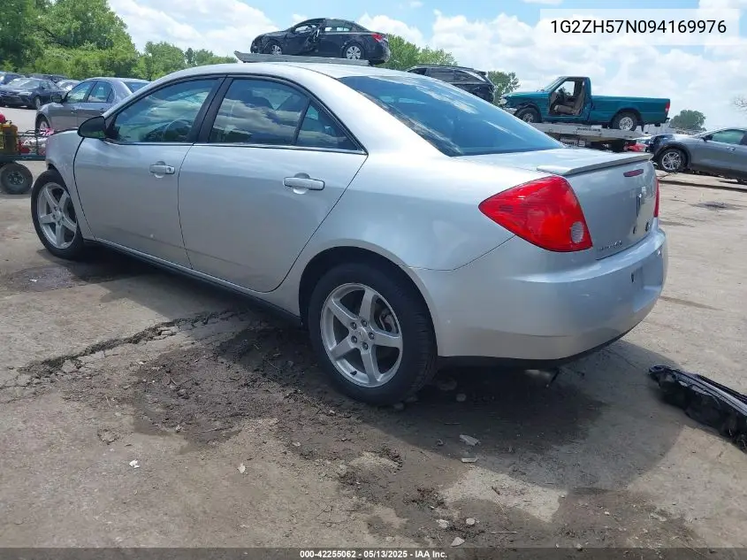 2009 Pontiac G6 Gt VIN: 1G2ZH57N094169976 Lot: 42255062