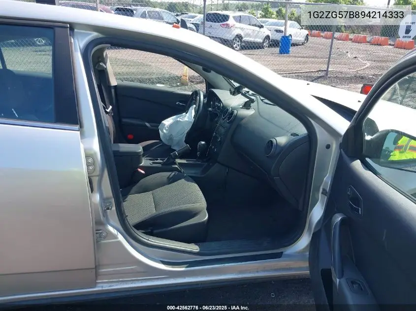 2009 Pontiac G6 VIN: 1G2ZG57B894214333 Lot: 42562776