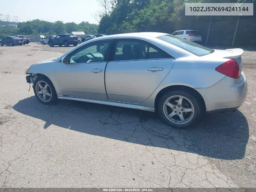 2009 Pontiac G6 VIN: 1G2ZJ57K694241144 Lot: 42567346