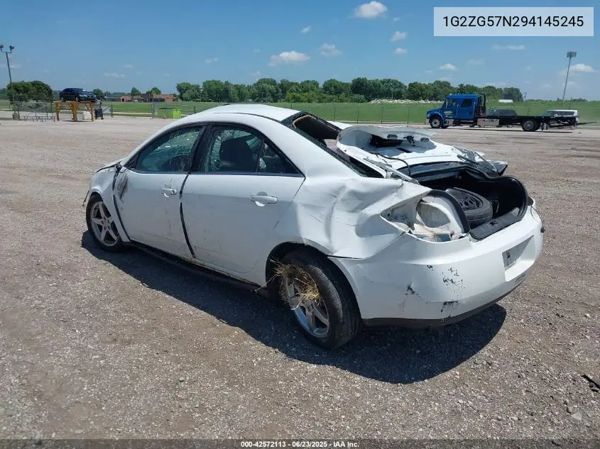 2009 Pontiac G6 VIN: 1G2ZG57N294145245 Lot: 42572113
