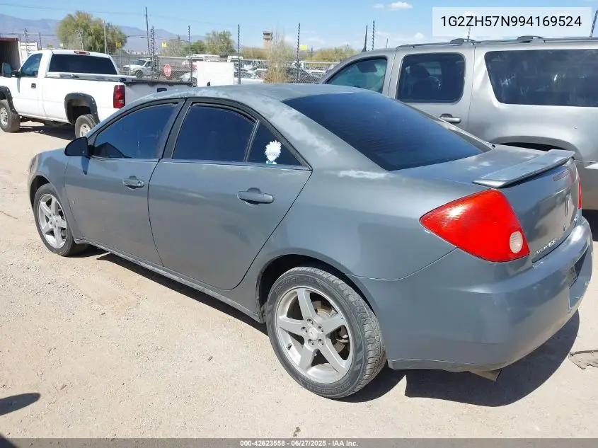 2009 Pontiac G6 Gt VIN: 1G2ZH57N994169524 Lot: 42623558