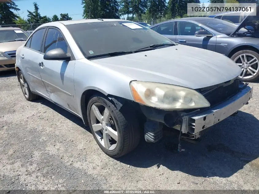 2009 Pontiac G6 VIN: 1G2ZG57N794137061 Lot: 42644577