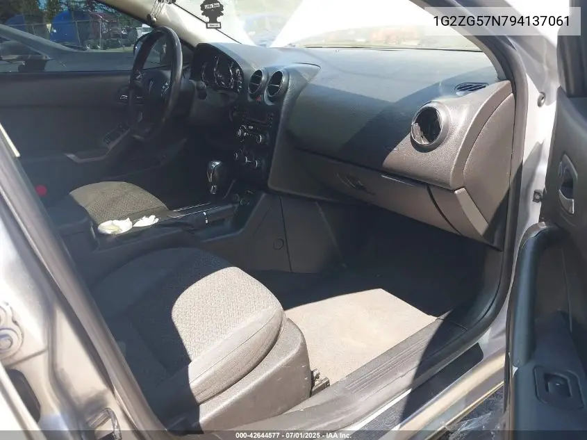 2009 Pontiac G6 VIN: 1G2ZG57N794137061 Lot: 42644577