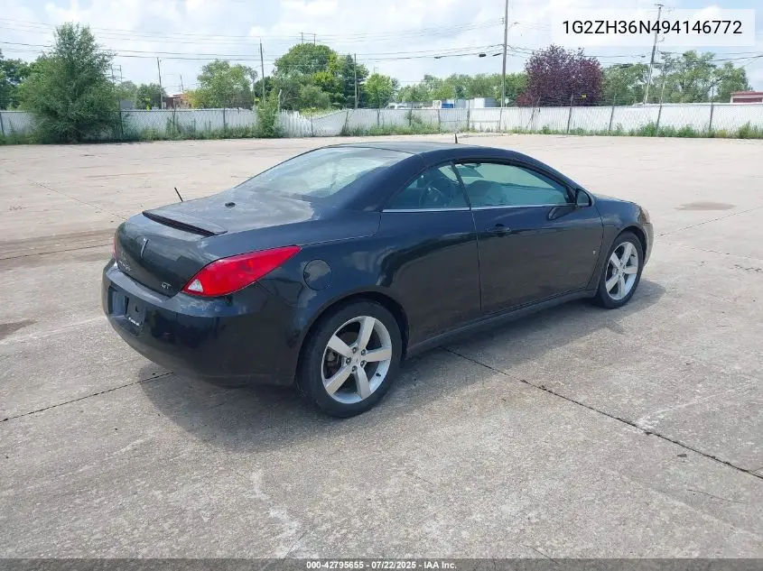 2009 Pontiac G6 Gt VIN: 1G2ZH36N494146772 Lot: 42795655