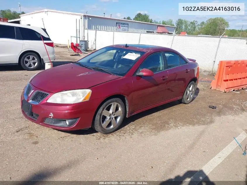 2010 Pontiac G6 VIN: 1G2ZA5EK2A4163016 Lot: 41975229