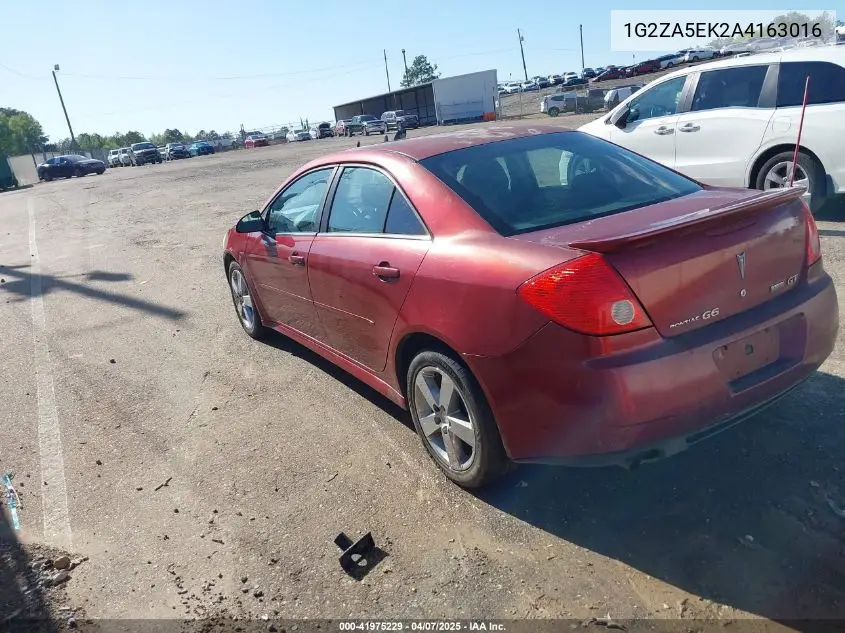 2010 Pontiac G6 VIN: 1G2ZA5EK2A4163016 Lot: 41975229