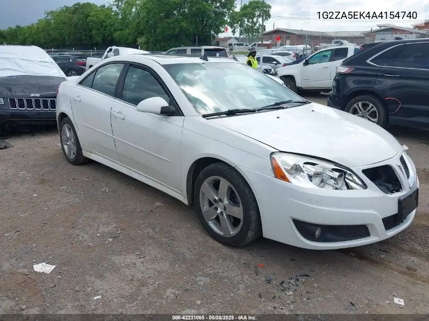 2010 Pontiac G6 VIN: 1G2ZA5EK4A4154740 Lot: 42231065