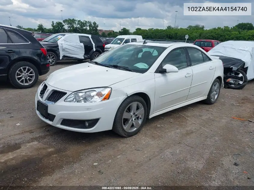 2010 Pontiac G6 VIN: 1G2ZA5EK4A4154740 Lot: 42231065