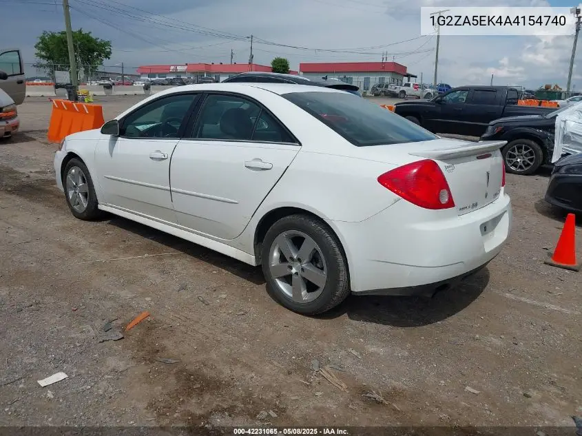 2010 Pontiac G6 VIN: 1G2ZA5EK4A4154740 Lot: 42231065