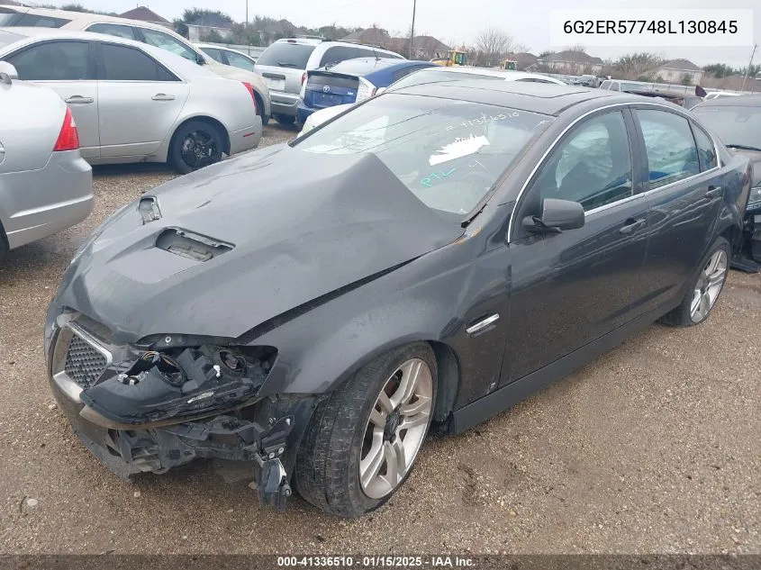 2008 Pontiac G8 VIN: 6G2ER57748L130845 Lot: 41336510