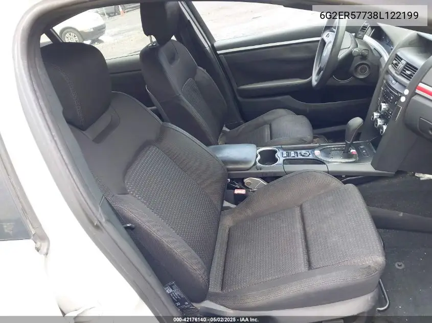 2008 Pontiac G8 VIN: 6G2ER57738L122199 Lot: 42176140