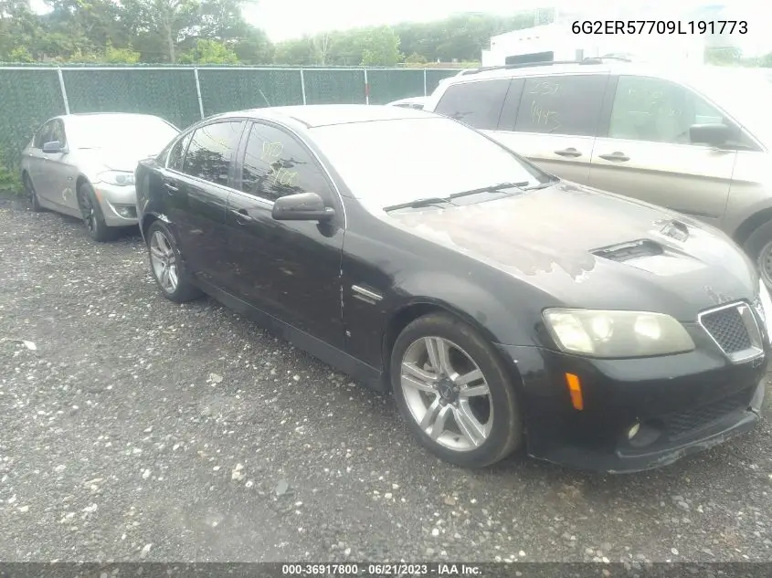 2009 Pontiac G8 VIN: 6G2ER57709L191773 Lot: 36917800