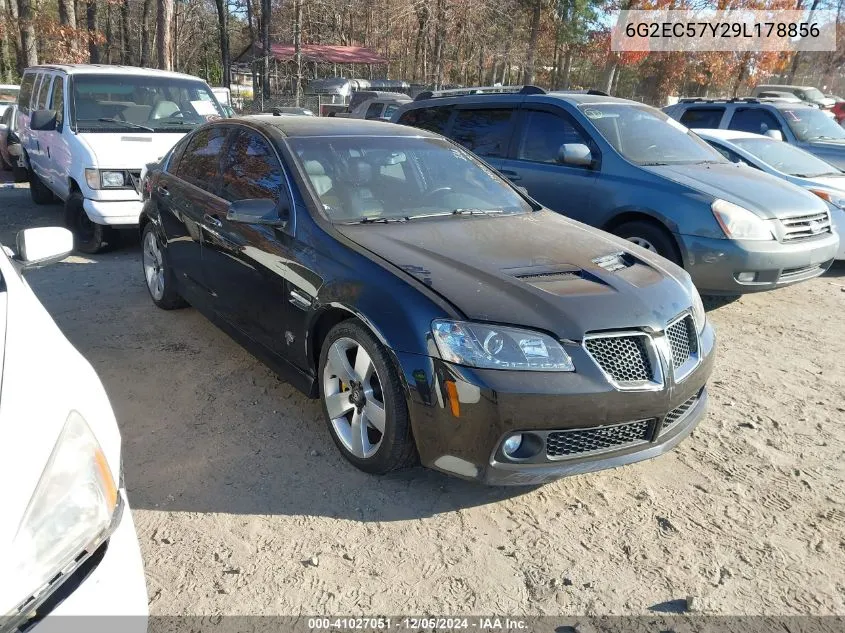 2009 Pontiac G8 Gt VIN: 6G2EC57Y29L178856 Lot: 41027051