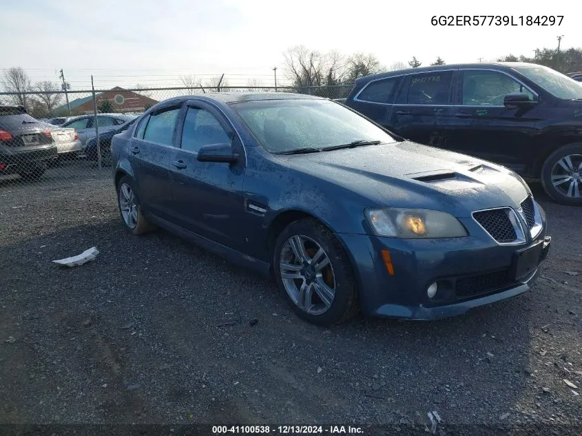 2009 Pontiac G8 VIN: 6G2ER57739L184297 Lot: 41100538