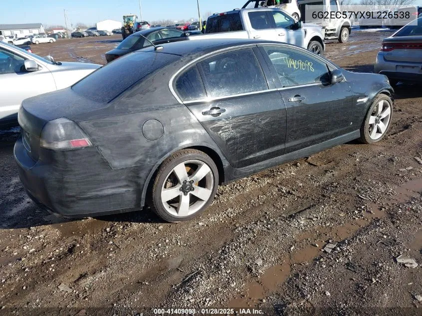 2009 Pontiac G8 Gt VIN: 6G2EC57YX9L226538 Lot: 41409098