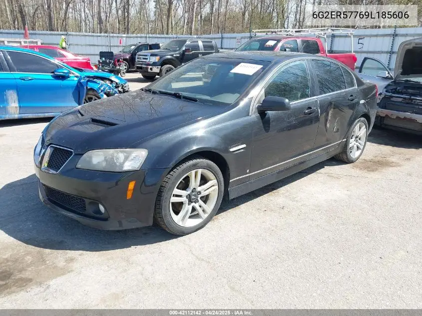2009 Pontiac G8 VIN: 6G2ER57769L185606 Lot: 42112142