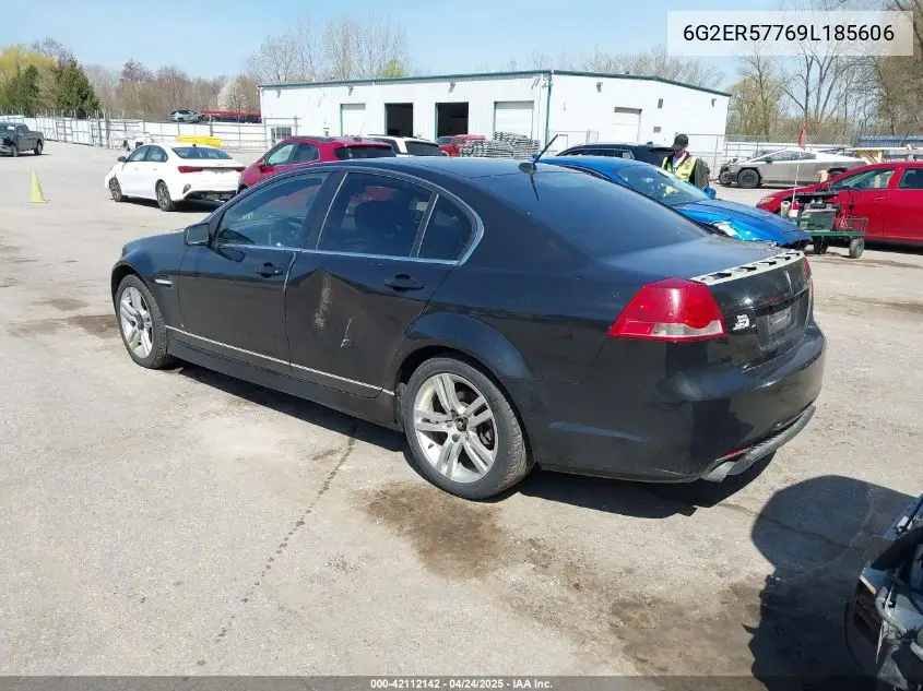 2009 Pontiac G8 VIN: 6G2ER57769L185606 Lot: 42112142