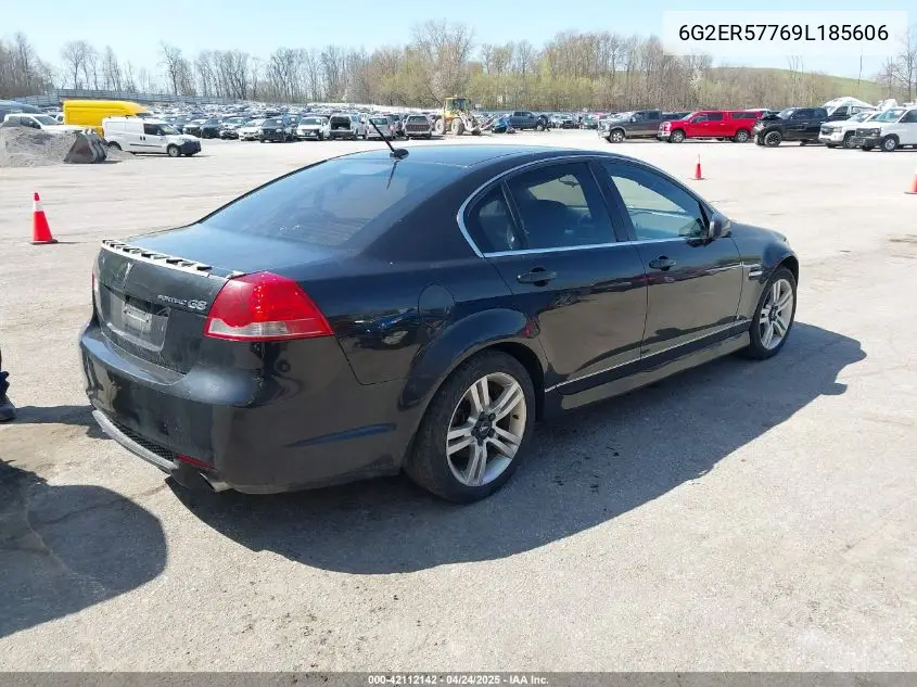 2009 Pontiac G8 VIN: 6G2ER57769L185606 Lot: 42112142