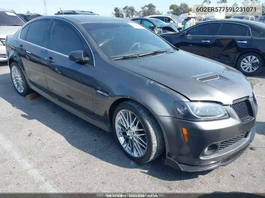 2009 Pontiac G8 VIN: 6G2ER57759L231071 Lot: 42184513