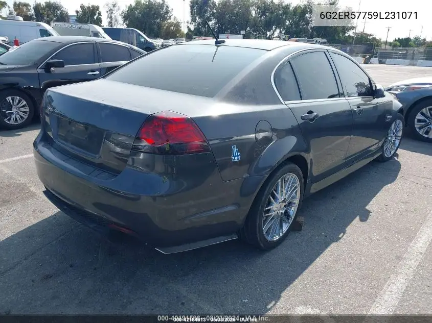 2009 Pontiac G8 VIN: 6G2ER57759L231071 Lot: 42184513