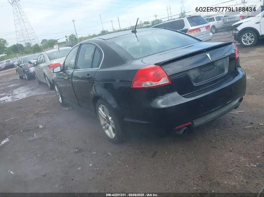 2009 Pontiac G8 VIN: 6G2ER57779L188434 Lot: 42201331