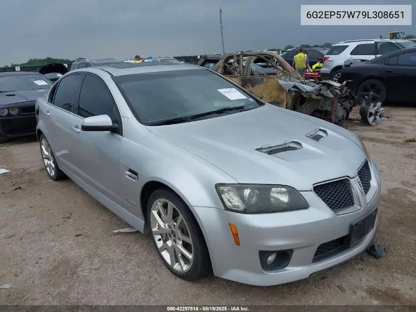 2009 Pontiac G8 Gxp VIN: 6G2EP57W79L308651 Lot: 42297514
