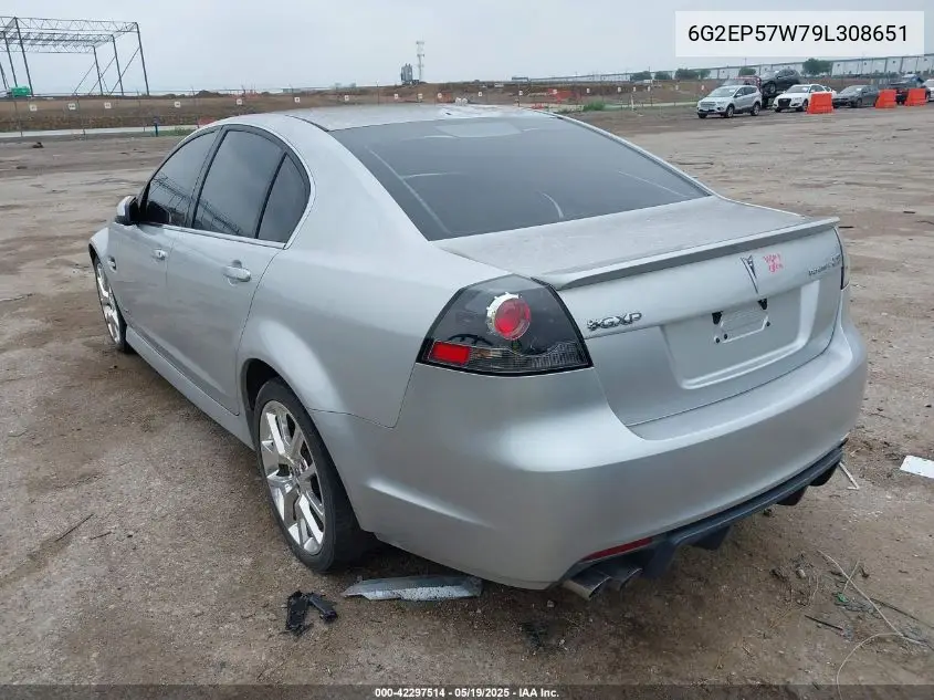 2009 Pontiac G8 Gxp VIN: 6G2EP57W79L308651 Lot: 42297514