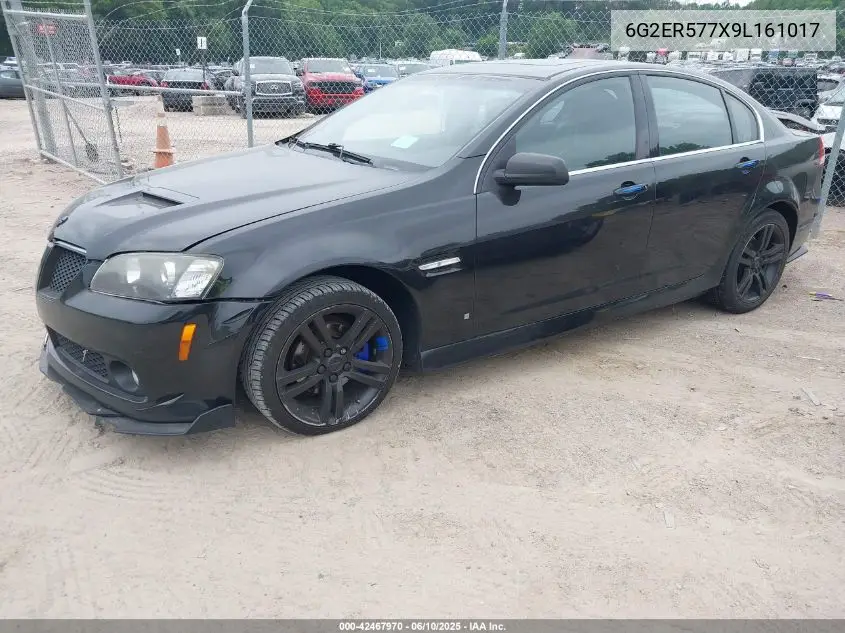 2009 Pontiac G8 VIN: 6G2ER577X9L161017 Lot: 42467970