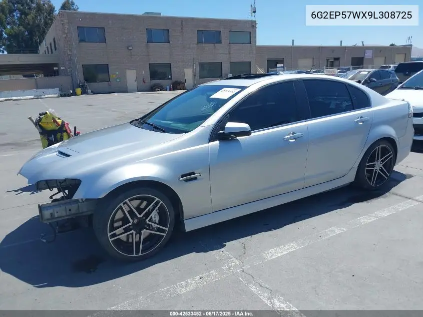 2009 Pontiac G8 Gxp VIN: 6G2EP57WX9L308725 Lot: 42533452