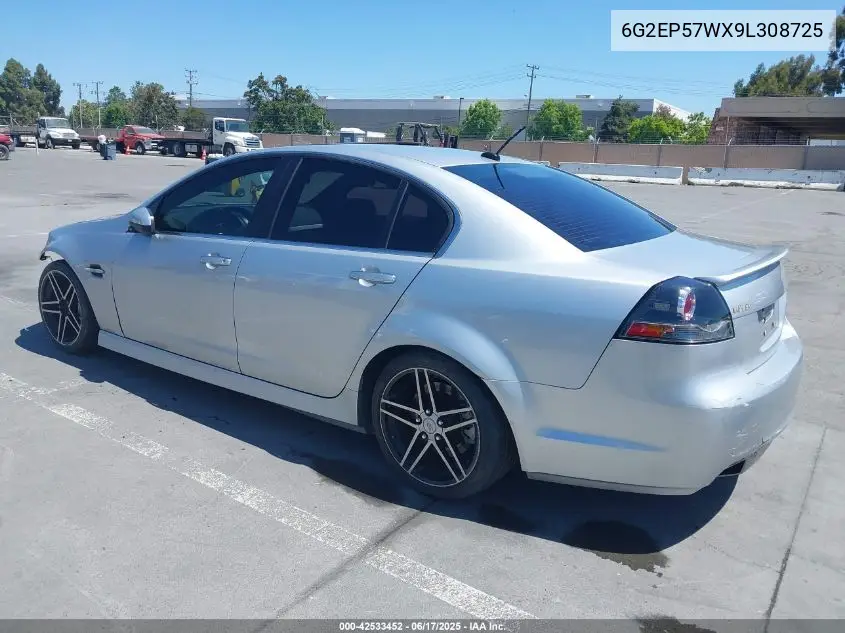 2009 Pontiac G8 Gxp VIN: 6G2EP57WX9L308725 Lot: 42533452
