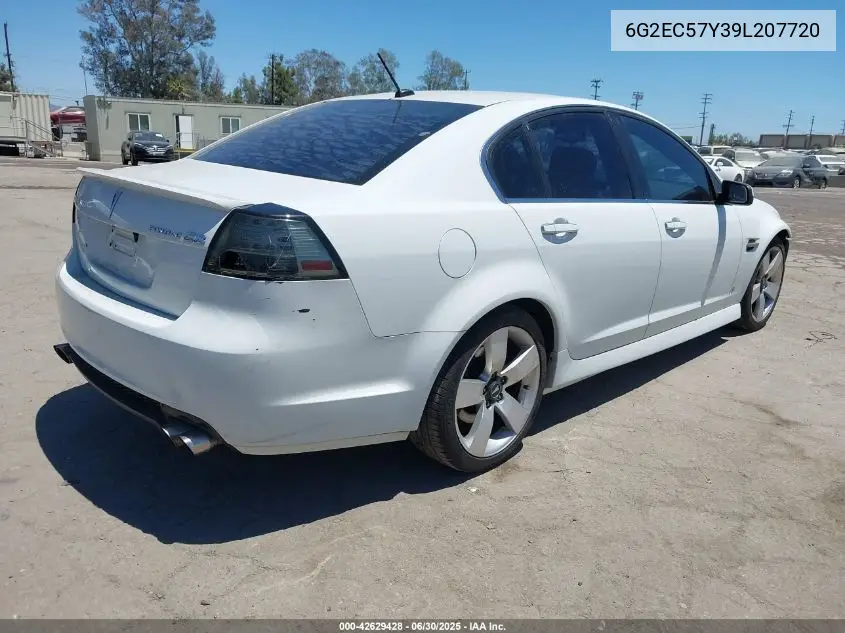2009 Pontiac G8 Gt VIN: 6G2EC57Y39L207720 Lot: 42629428